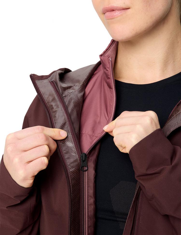 VAUDE VAUDE Women's Yaras 3in1 Jacket II Doppeljacke Damen - dark oak - 1 | SportScheck