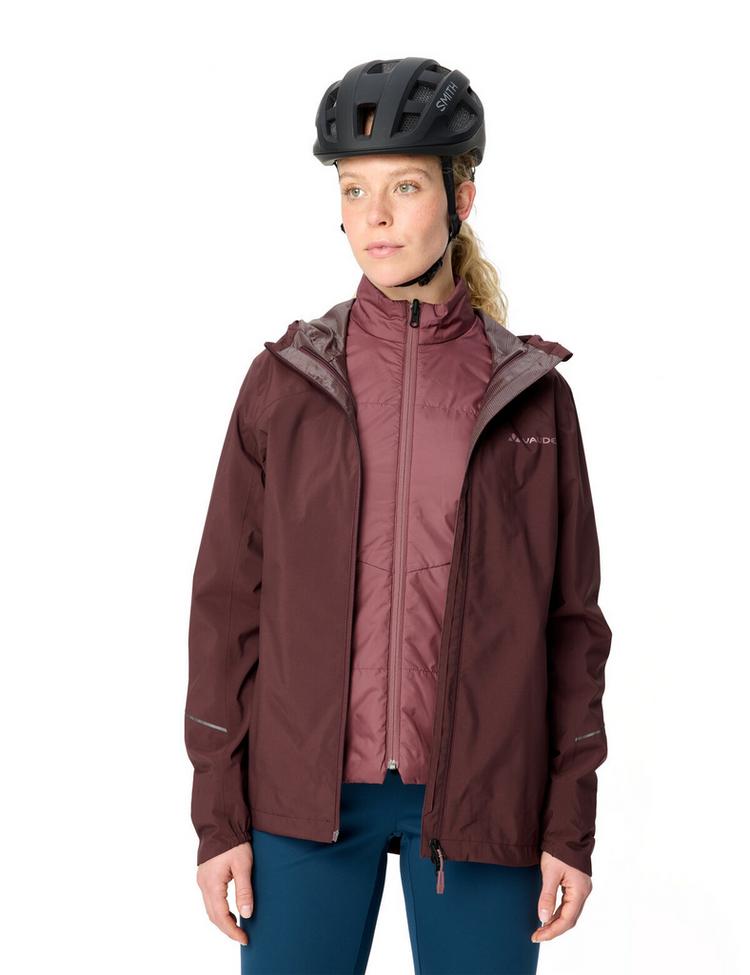 VAUDE VAUDE Women's Yaras 3in1 Jacket II Doppeljacke Damen - dark oak - 4 | SportScheck