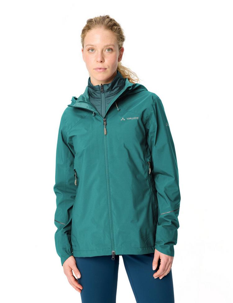 VAUDE VAUDE Women's Yaras 3in1 Jacket II Doppeljacke Damen - fjord green - 0 | SportScheck