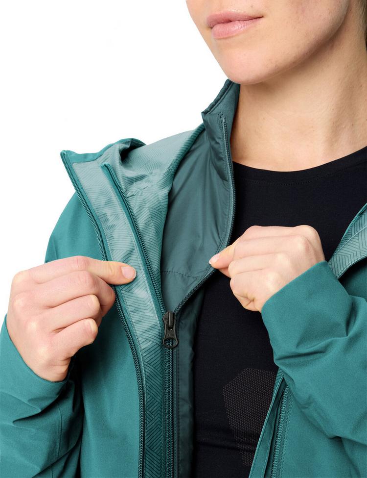 VAUDE VAUDE Women's Yaras 3in1 Jacket II Doppeljacke Damen - fjord green - 1 | SportScheck