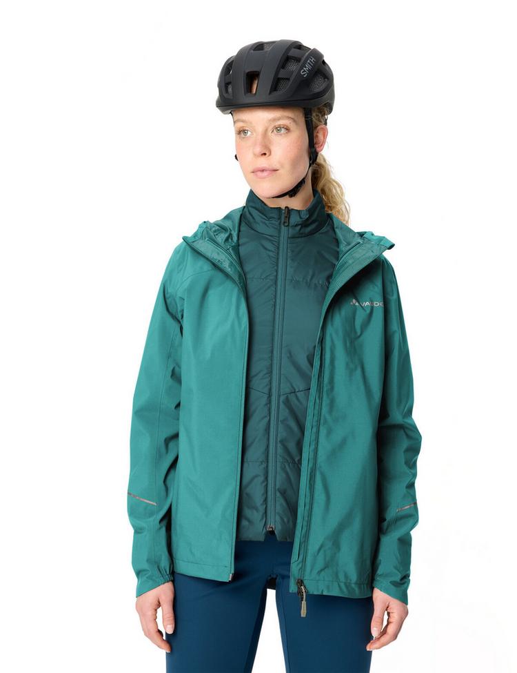 VAUDE VAUDE Women's Yaras 3in1 Jacket II Doppeljacke Damen - fjord green - 4 | SportScheck