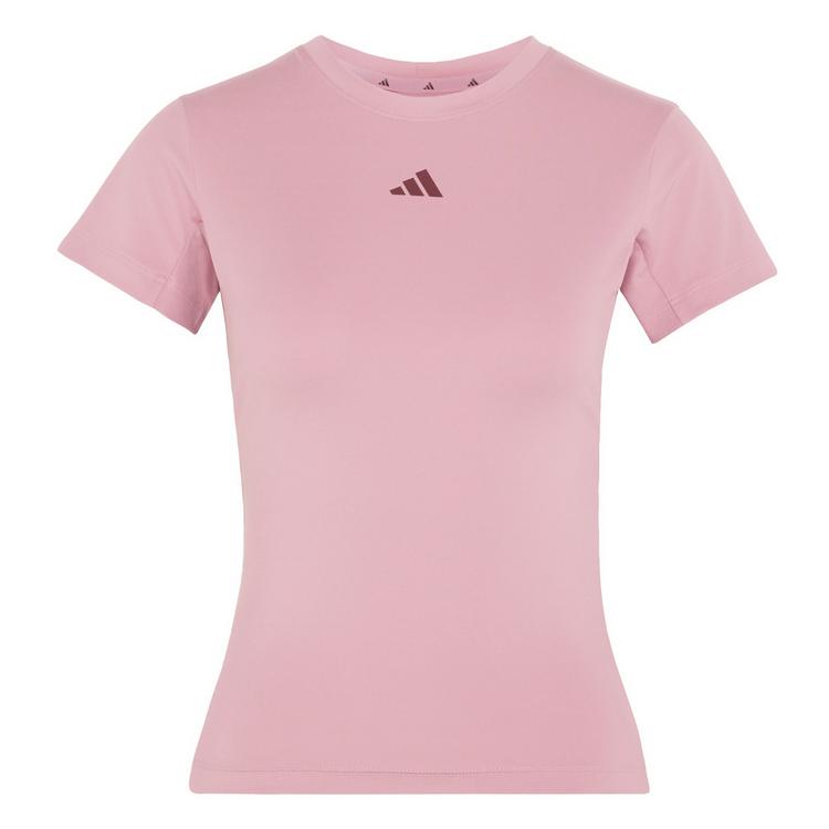 adidas adidas 3-STREIFEN STUDIO BABY T-SHIRT Funktionsshirt Damen - Magic Mauve - 0 | SportScheck