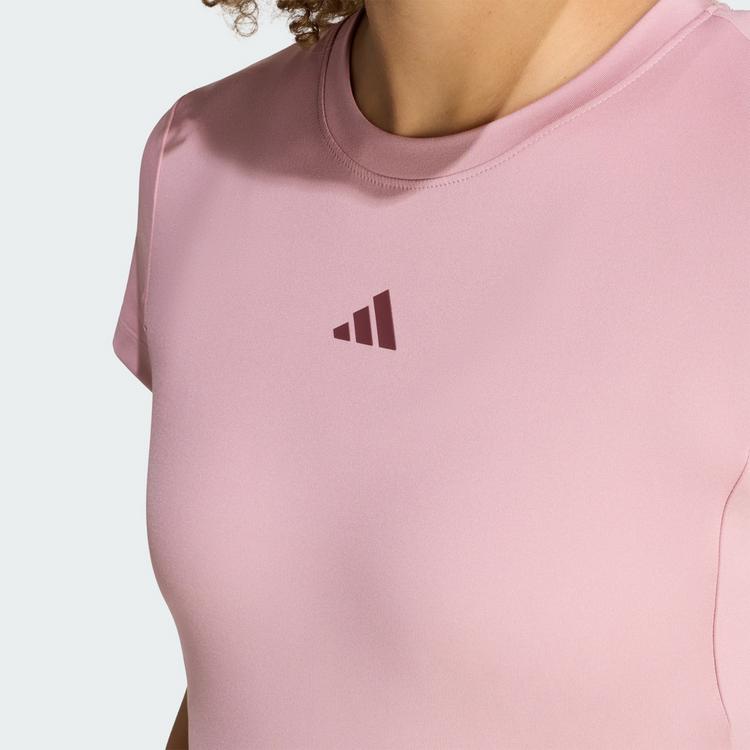 adidas adidas 3-STREIFEN STUDIO BABY T-SHIRT Funktionsshirt Damen - Magic Mauve - 0 | SportScheck