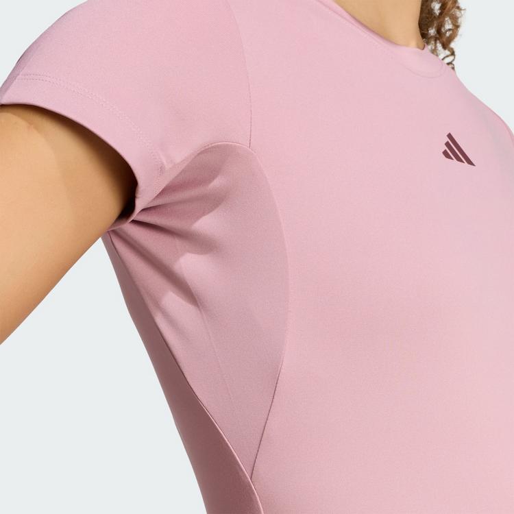 adidas adidas 3-STREIFEN STUDIO BABY T-SHIRT Funktionsshirt Damen - Magic Mauve - 1 | SportScheck