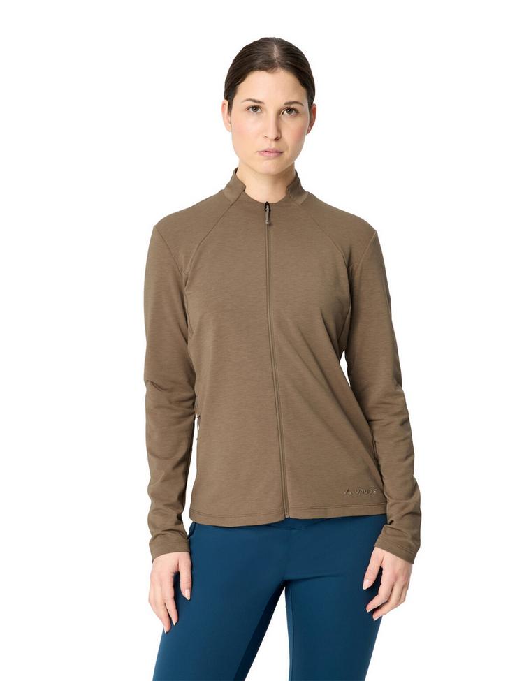 VAUDE VAUDE Women's Wintry FZ LS-Shirt Trikot Damen - oat - 0 | SportScheck