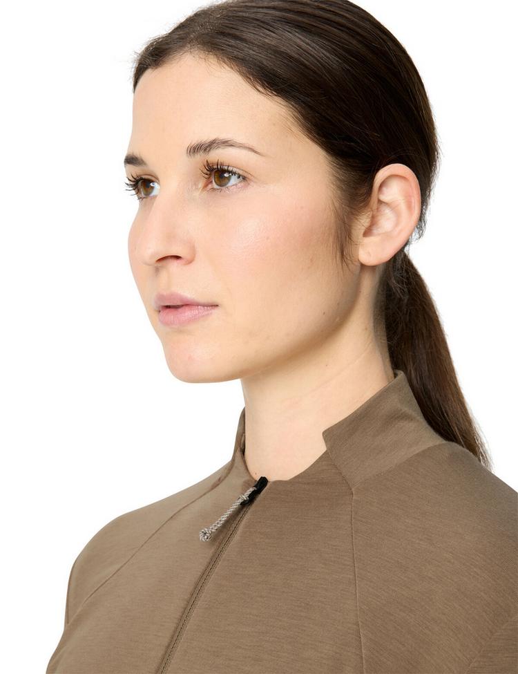 VAUDE VAUDE Women's Wintry FZ LS-Shirt Trikot Damen - oat - 1 | SportScheck
