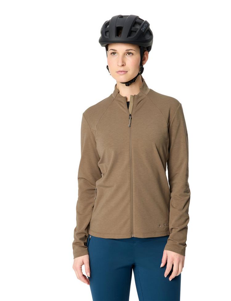 VAUDE VAUDE Women's Wintry FZ LS-Shirt Trikot Damen - oat - 2 | SportScheck