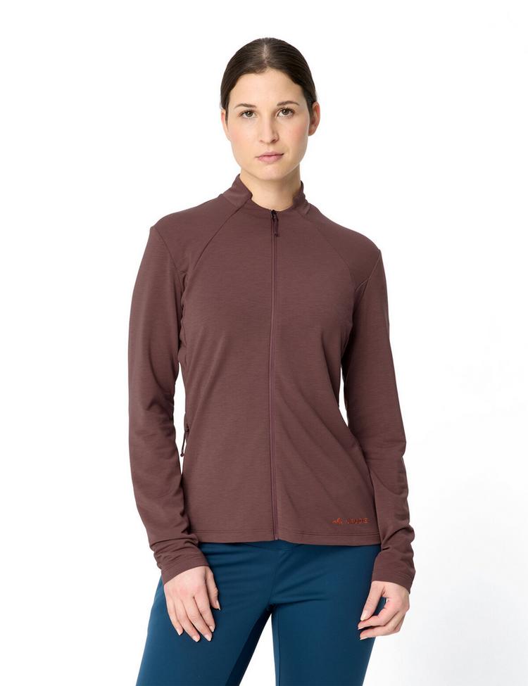 VAUDE VAUDE Women's Wintry FZ LS-Shirt Trikot Damen - ruby dusk - 0 | SportScheck