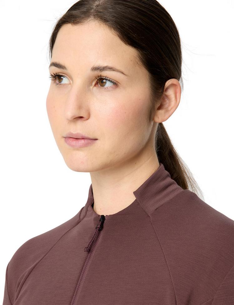 VAUDE VAUDE Women's Wintry FZ LS-Shirt Trikot Damen - ruby dusk - 1 | SportScheck