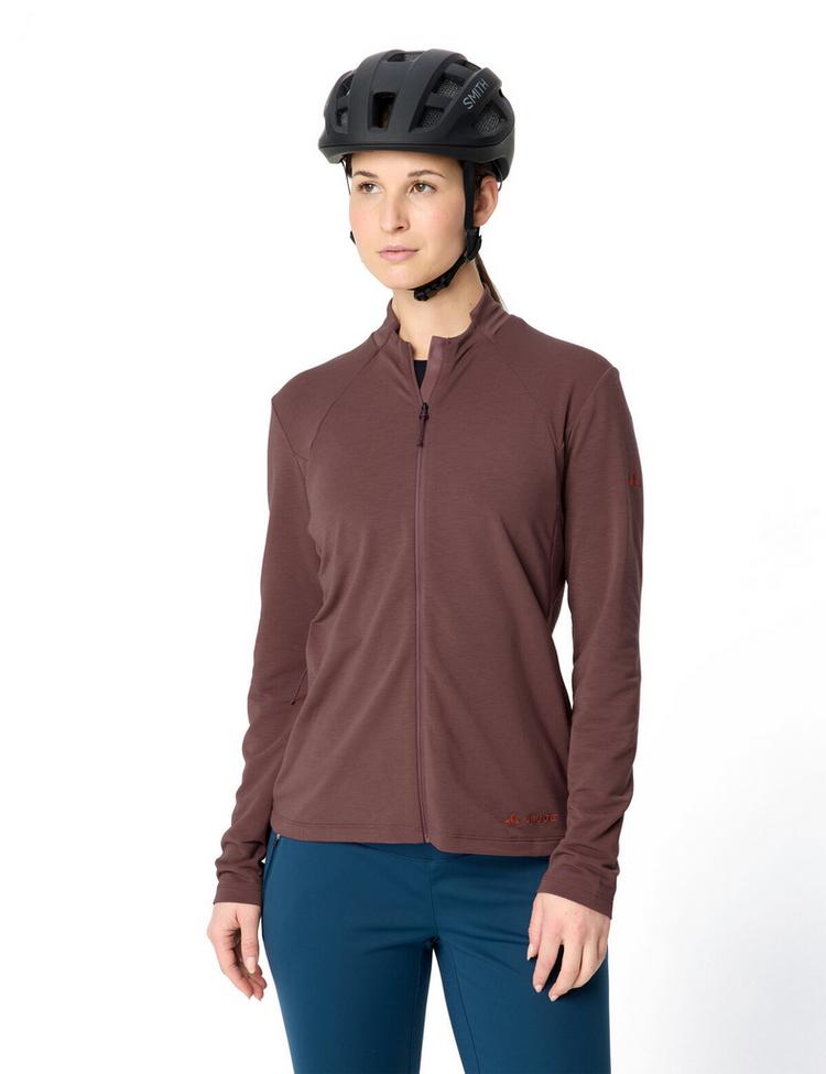 VAUDE VAUDE Women's Wintry FZ LS-Shirt Trikot Damen - ruby dusk - 2 | SportScheck