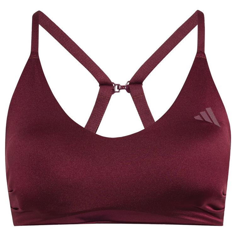 adidas adidas Optime Essentials Workout Shine BH mit BH Damen - Maroon - 0 | SportScheck