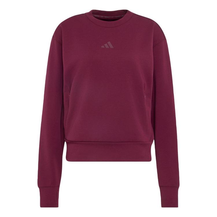adidas adidas Designed-for-Training entworfenes Sweatshirt Damen - Maroon - 0 | SportScheck