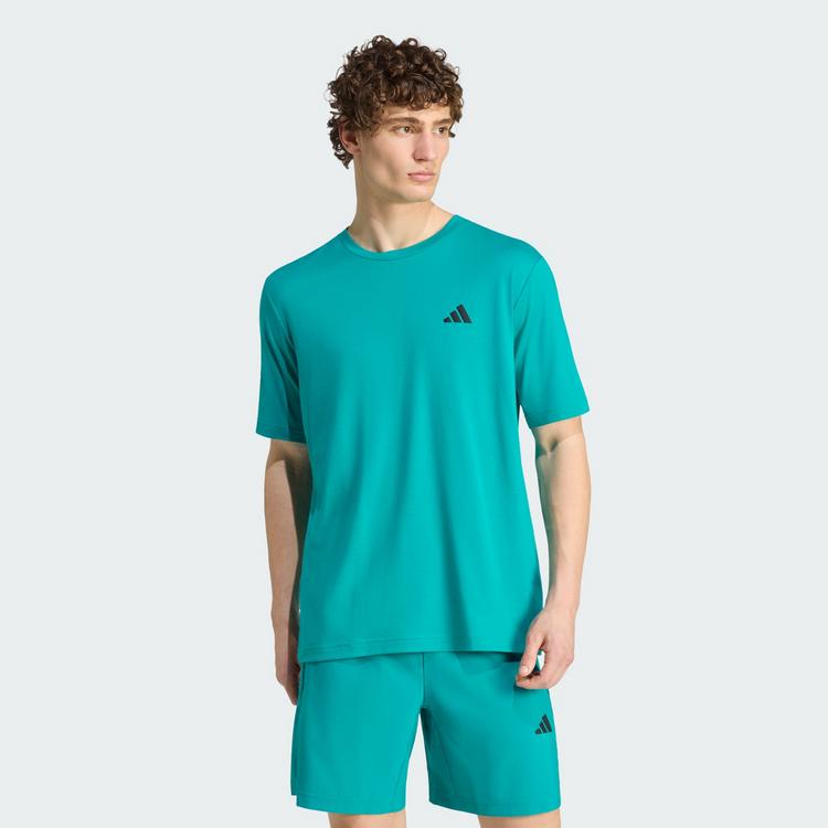 adidas adidas WORKOUT ESSENTIALS FEELREADY T-SHIRT Funktionsshirt Herren - Equipment Green - 0 | SportScheck