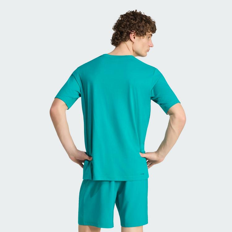adidas adidas WORKOUT ESSENTIALS FEELREADY T-SHIRT Funktionsshirt Herren - Equipment Green - 1 | SportScheck