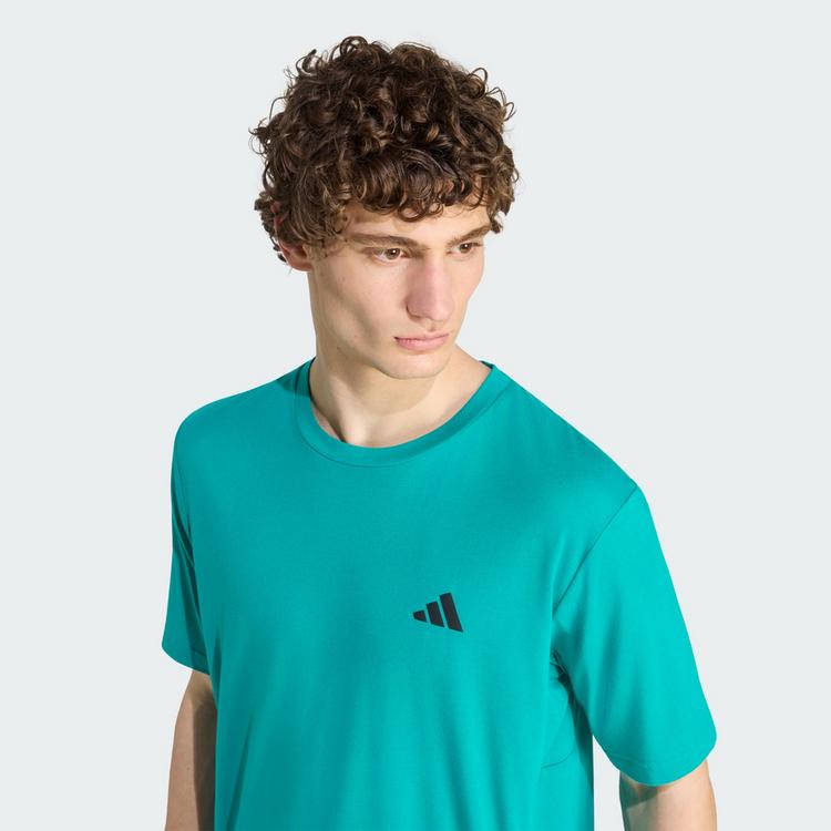 adidas adidas WORKOUT ESSENTIALS FEELREADY T-SHIRT Funktionsshirt Herren - Equipment Green - 0 | SportScheck