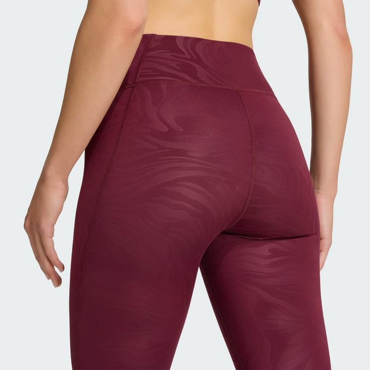 adidas adidas All Me Essentials Grafik Leggings Tights Damen - Maroon - 1 | SportScheck