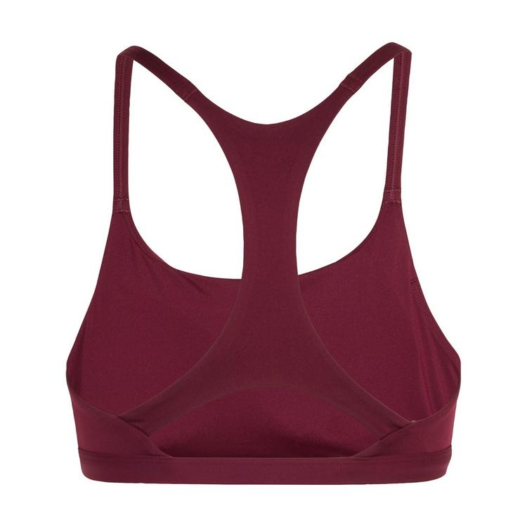 adidas adidas Optime Essentials leicht st&uuml;tzender BH Damen - Maroon - 0 | SportScheck