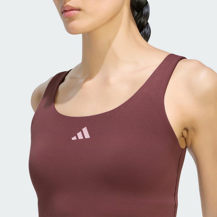 adidas adidas 3-Streifen Studio All Me Tanktop, Funktionstank Damen - Aurora Ruby - 0 | SportScheck