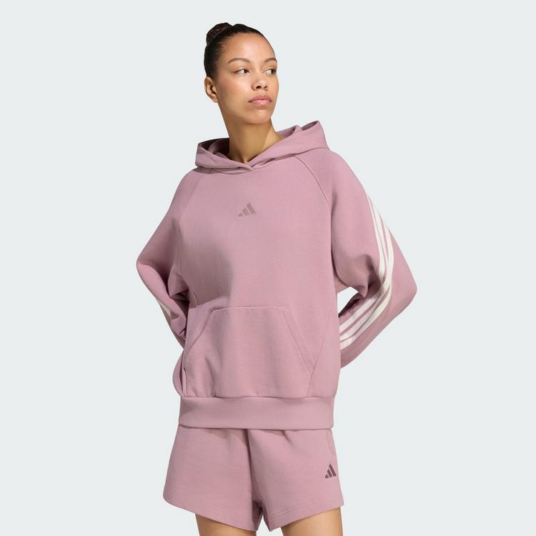 adidas adidas ADIDAS KIT 3-STREIFEN HOODIE Hoodie Damen - Magic Mauve / Off White - 0 | SportScheck