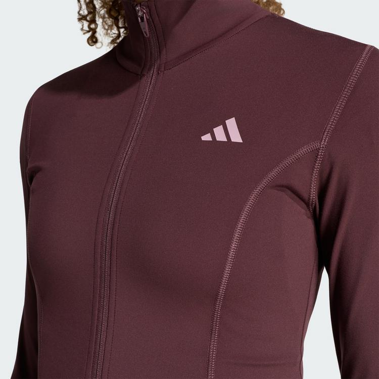 adidas adidas 3-STRIPES STUDIO Jacke mit Trainingsanzug Damen - Aurora Ruby - 0 | SportScheck