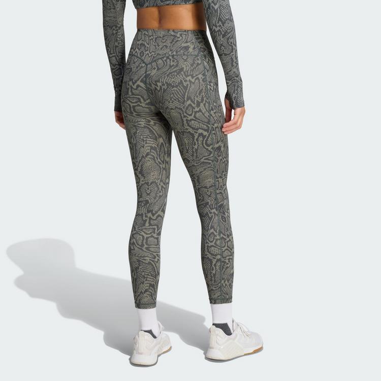 adidas adidas Optime PrimeLift 7/8-Leggings, Tights Damen - Stone Green - 1 | SportScheck