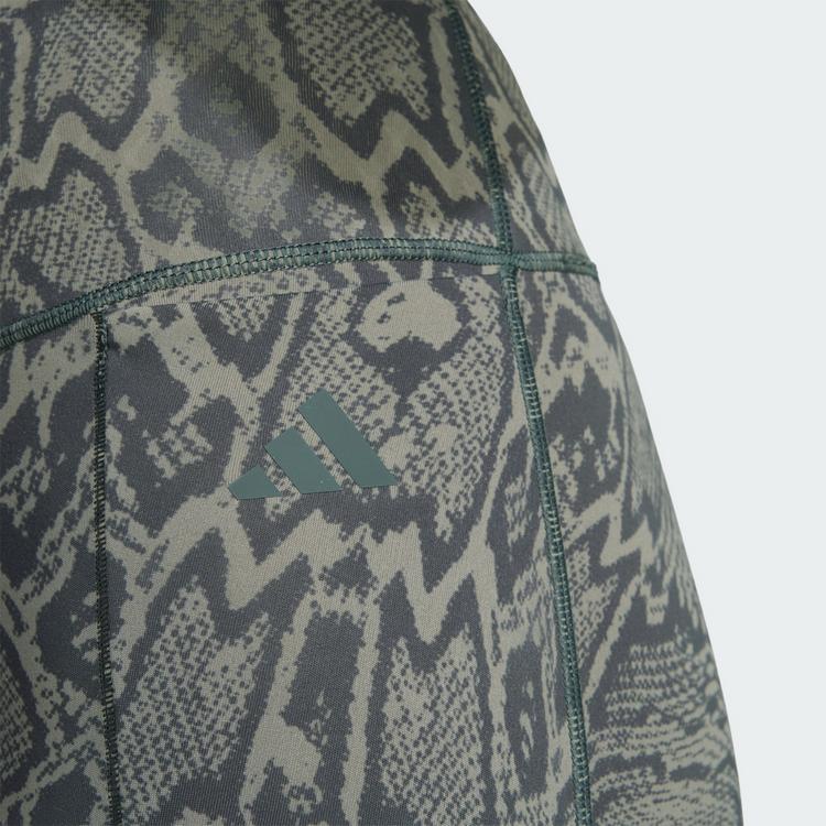 adidas adidas Optime PrimeLift 7/8-Leggings, Tights Damen - Stone Green - 1 | SportScheck