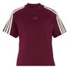 adidas ADIDAS KIT 3-STREIFEN T-SHIRT T-Shirt Damen - Maroon / Off White
