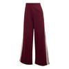adidas adidas KIT 3-Streifen Hose, weit Stoffhose Damen - Maroon / Off White