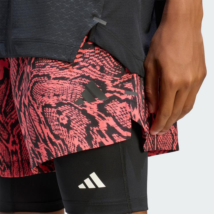 adidas adidas D4T PrimeLift SHORTS, Allover-Print Shorts Herren - Pure Turbo / Black - 1 | SportScheck