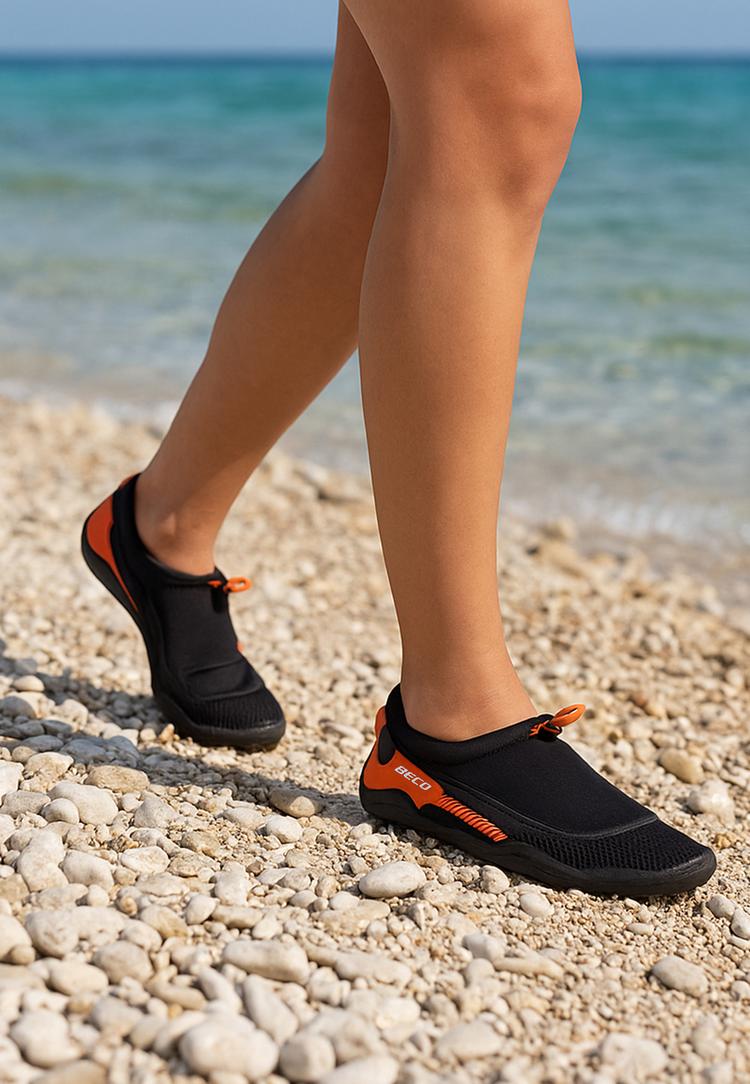 BECO BEERMANN BECO BEERMANN MAUI BEACH Wasserschuhe - schwarz-koralle - 0 | SportScheck