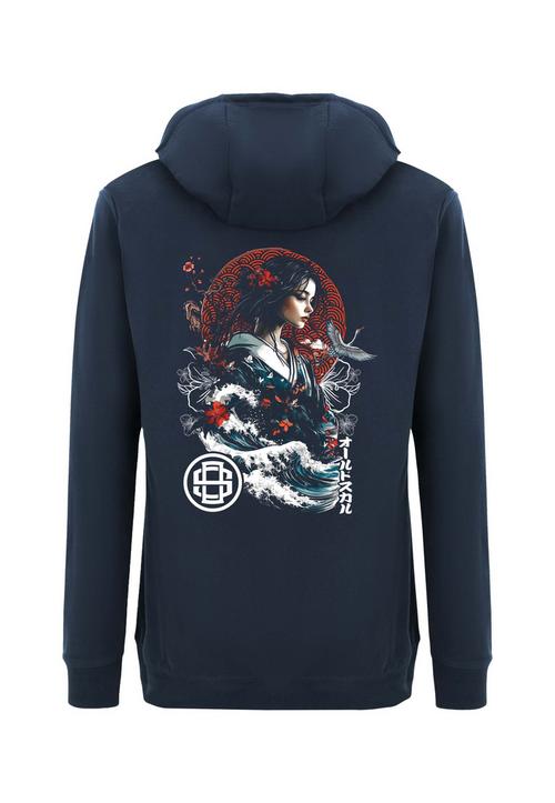 OLDSKULL Asian Blossom Queen Logo Graphic Hoodie Herren