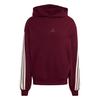 adidas ADIDAS KIT 3-STREIFEN HOODIE Hoodie Herren - Maroon / Off White
