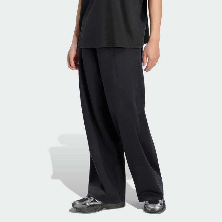 adidas adidas SOFT LUX WINTER KNIT HOSE, GERADE Stoffhose Herren - Black - 0 | SportScheck