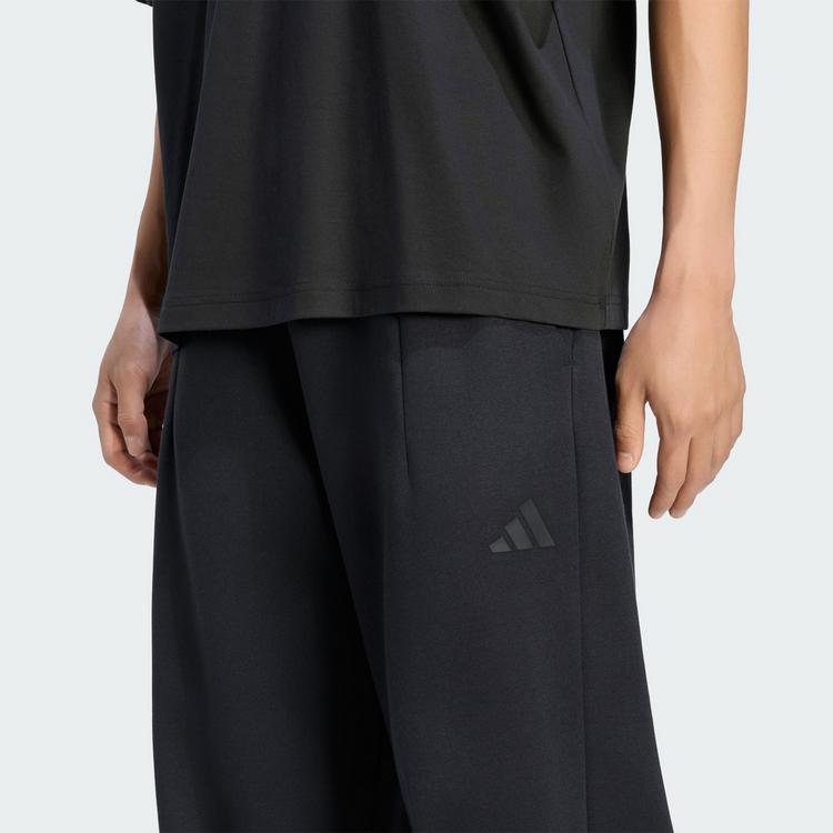 adidas adidas SOFT LUX WINTER KNIT HOSE, GERADE Stoffhose Herren - Black - 0 | SportScheck