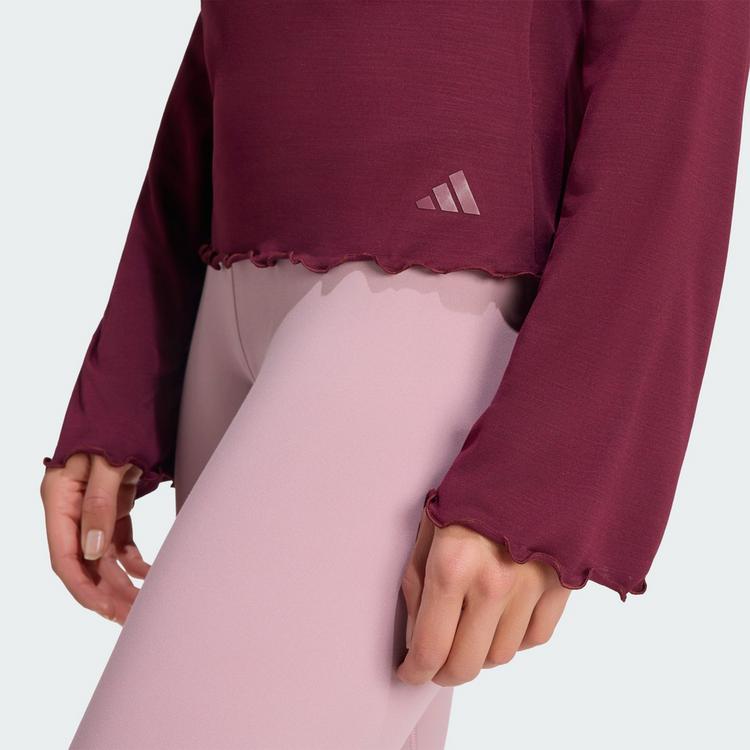 adidas adidas Motion Langarmshirt Funktionsshirt Damen - Maroon - 0 | SportScheck