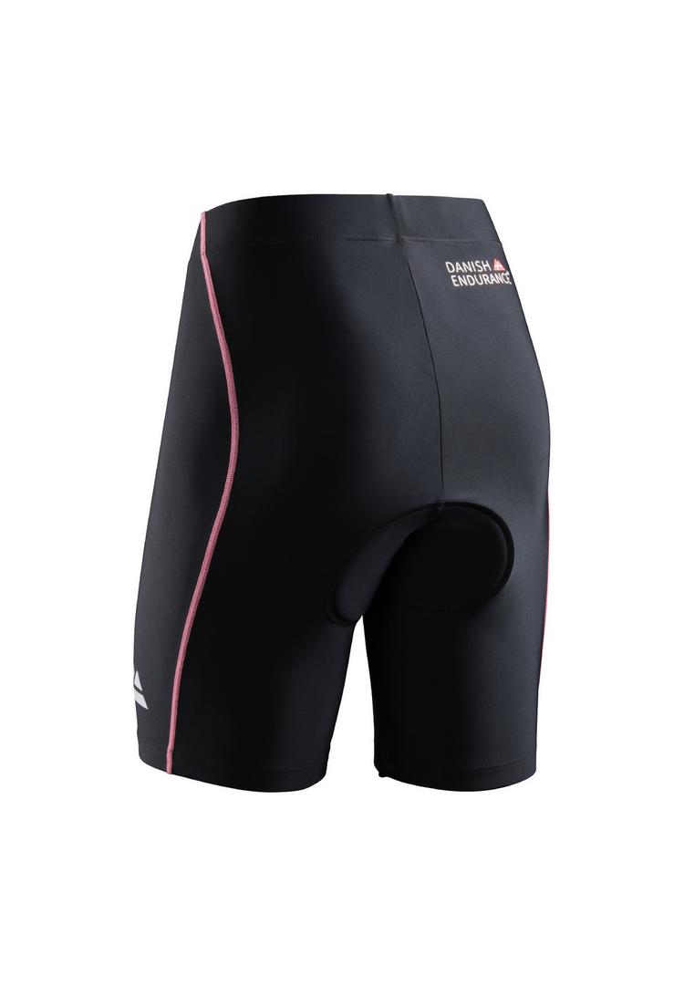 DANISH ENDURANCE DANISH ENDURANCE Women's Cycling Funktionshose Damen - Black/Pink - 0 | SportScheck