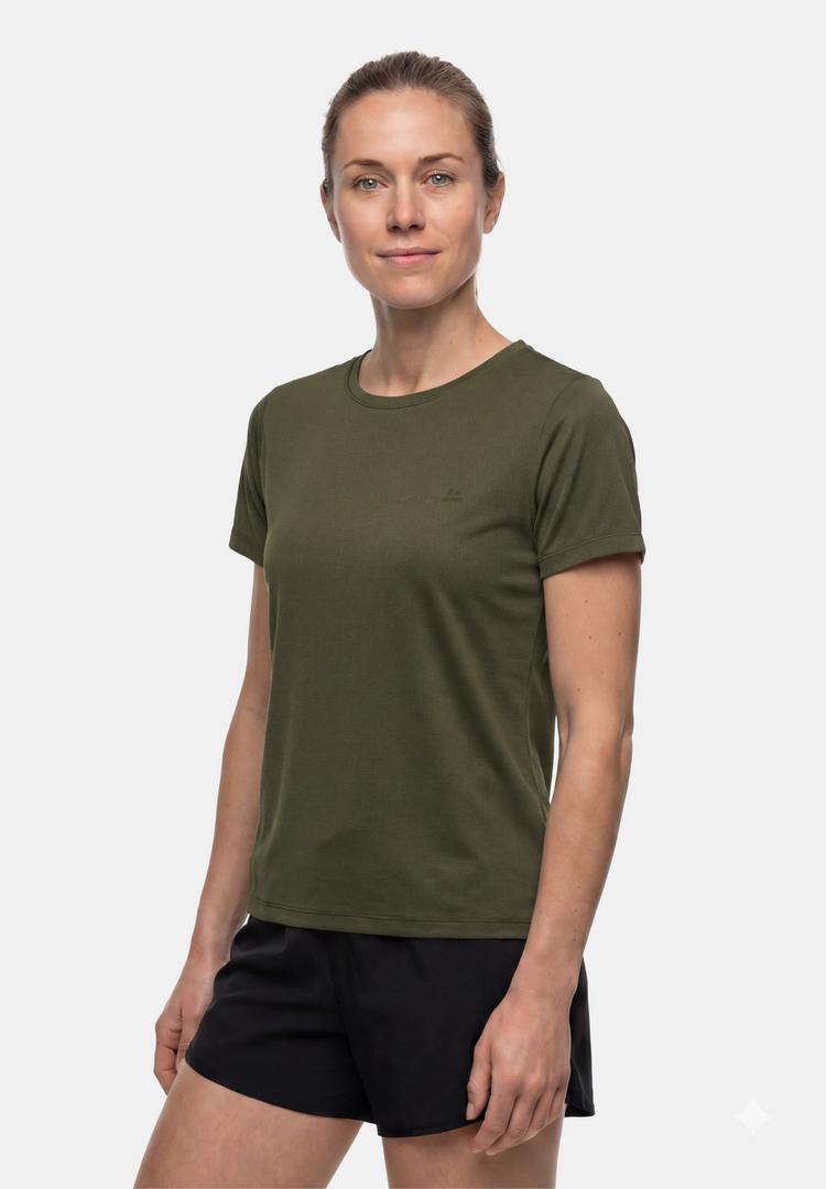 DANISH ENDURANCE DANISH ENDURANCE Momentum Running T-Shirt Damen - black dark olive - 0 | SportScheck