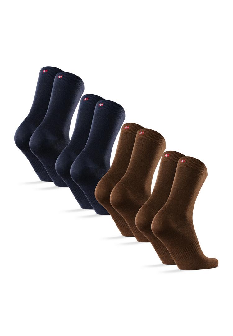 DANISH ENDURANCE DANISH ENDURANCE Liner Crew Socken - blue/brown - 0 | SportScheck
