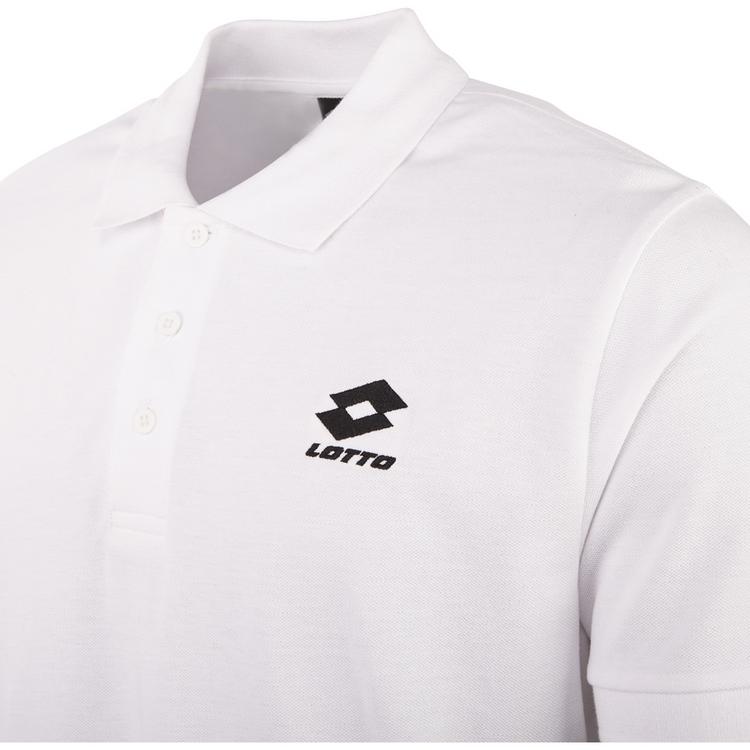 Lotto Lotto Piqu&eacute; Baumwolle Poloshirt Herren - Wei&szlig; - 2 | SportScheck