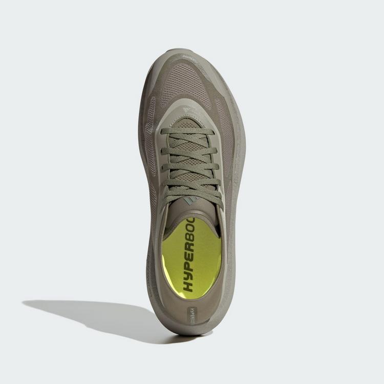 adidas adidas HYPERBOOST RUN Laufschuh Laufschuhe Herren - Silver Pebble / Medium Dark Khaki / Frozen Lemon - 1 | SportScheck