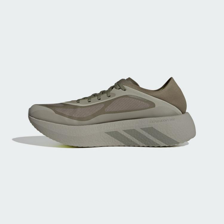 adidas adidas HYPERBOOST RUN Laufschuh Laufschuhe Herren - Silver Pebble / Medium Dark Khaki / Frozen Lemon - 5 | SportScheck
