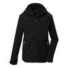 KILLTEC Softshelljacke mit Kapuze Softshelljacke Kinder - Schwarz0110