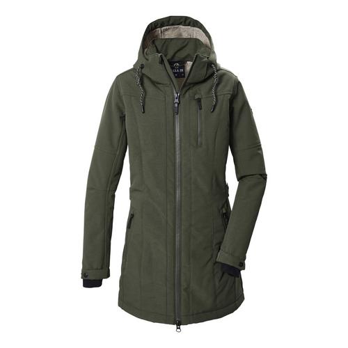 G.I.G.A. DX by killtec Softshellparka mit abzippbarer Kapuze Funktionsmantel Damen