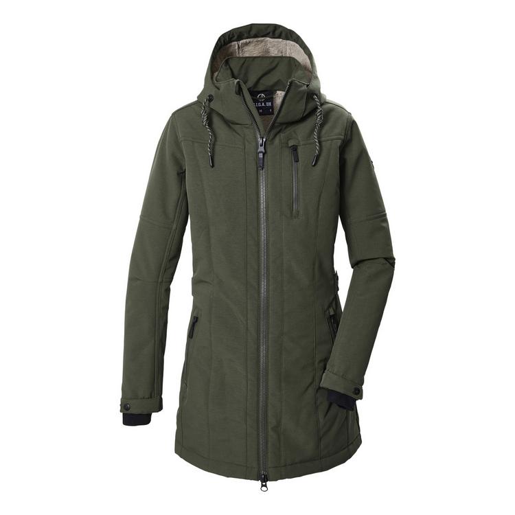 G.I.G.A. DX by killtec G.I.G.A. DX by killtec Softshellparka mit abzippbarer Kapuze Funktionsmantel Damen - Oliv - 0 | SportScheck