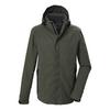 KILLTEC Funktionsjacke mit abzippbarer Kapuze Funktionsjacke Herren - Oliv