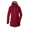 G.I.G.A. DX by killtec Softshellparka mit abzippbarer Kapuze Funktionsmantel Damen - Rot459