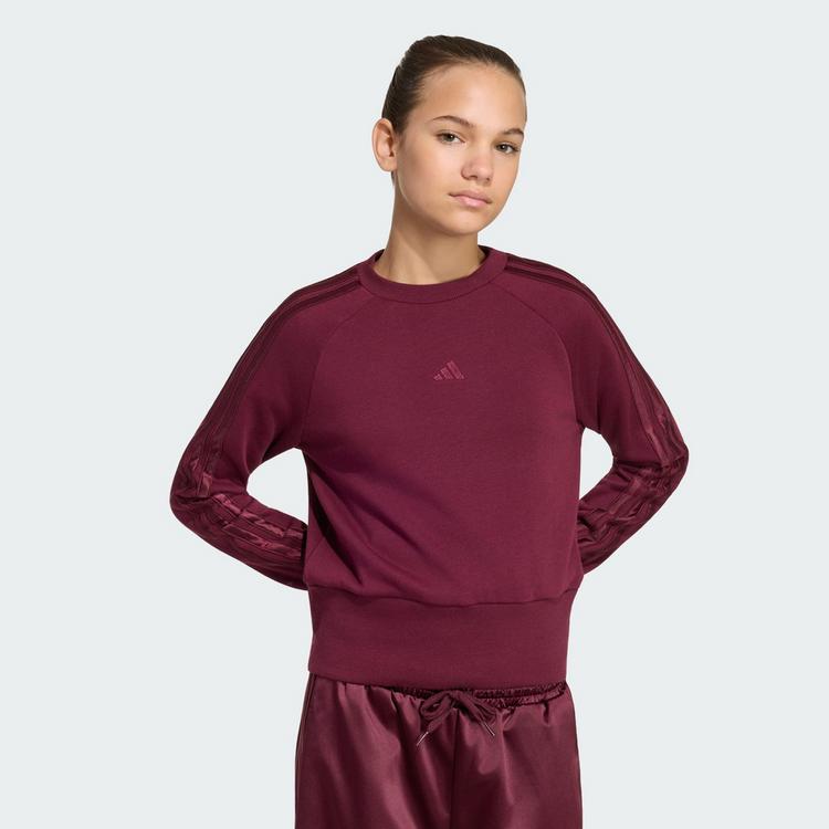 adidas adidas SATIN SWEATSHIRT Sweatshirt Kinder - Maroon / Maroon - 0 | SportScheck