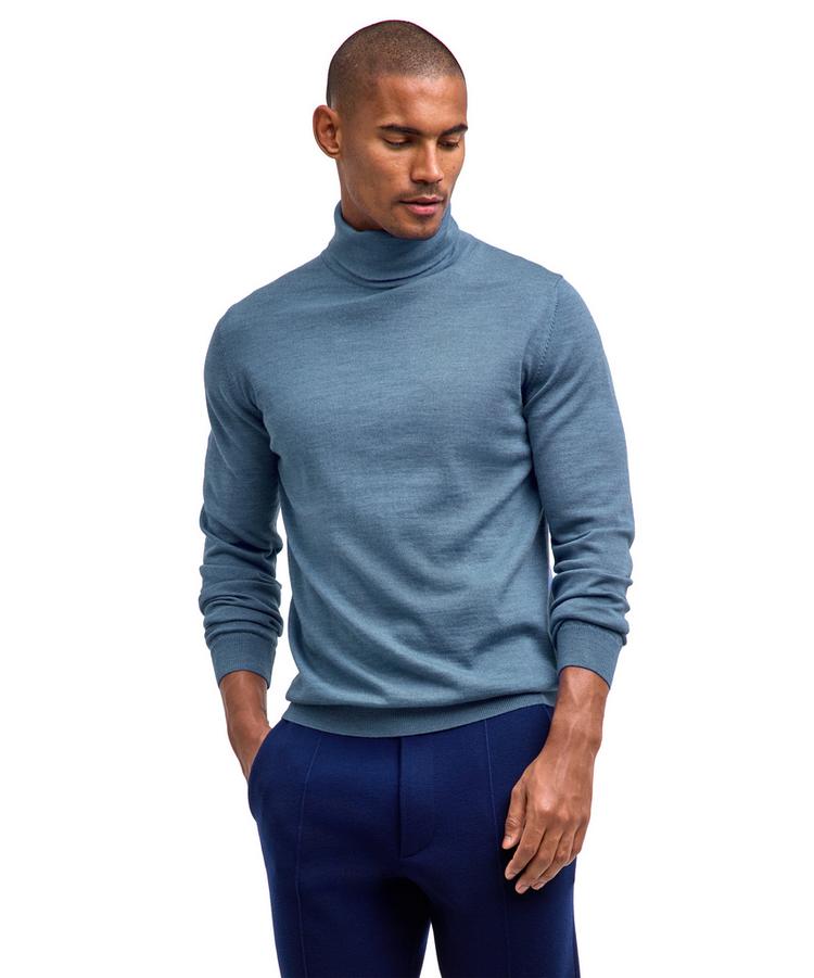 Falke Falke Merino X-Fine Roll Neck Strickpullover Herren - cypress (7673) - 0 | SportScheck