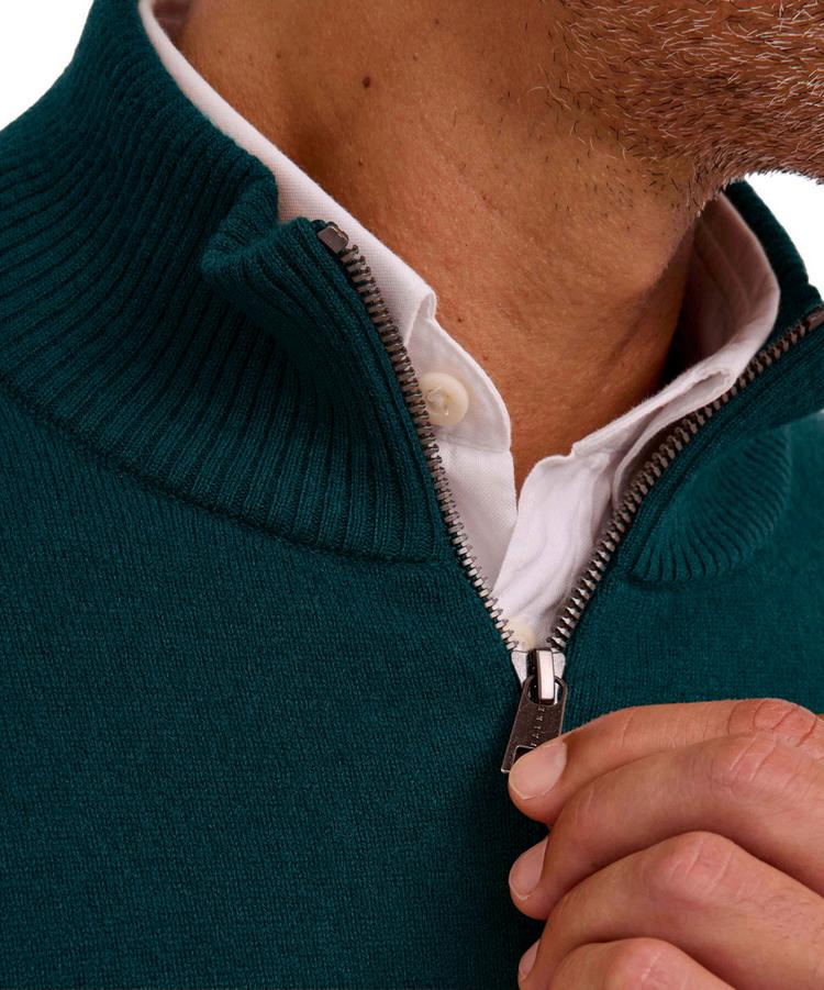 Falke Falke Lambswool Half-Zip Strickpullover Herren - holly (7385) - 4 | SportScheck
