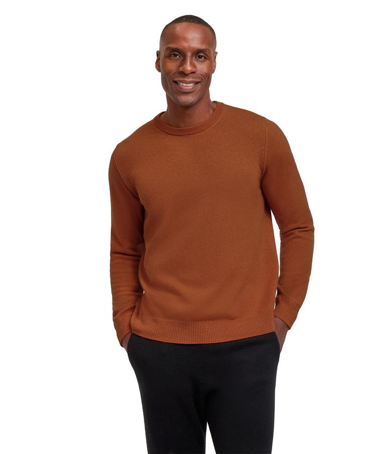 Falke Falke Lambswool Crew Neck Strickpullover Herren - tawny (5124) - 0 | SportScheck
